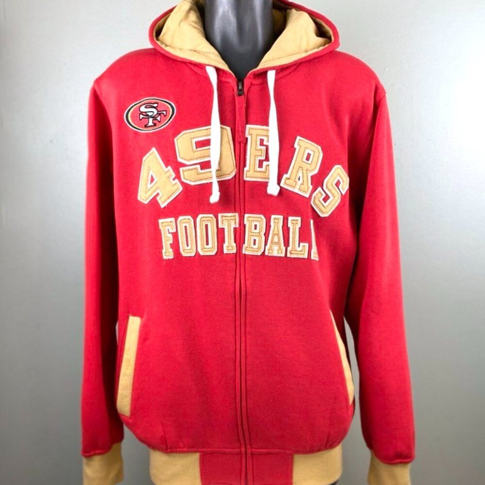 SAN FRANCISCO NFL 49ERS Full Zip Hoody by G-III Medium XL